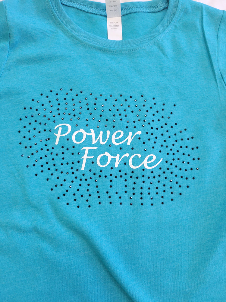 Power Force Rhinestone Youth tee
