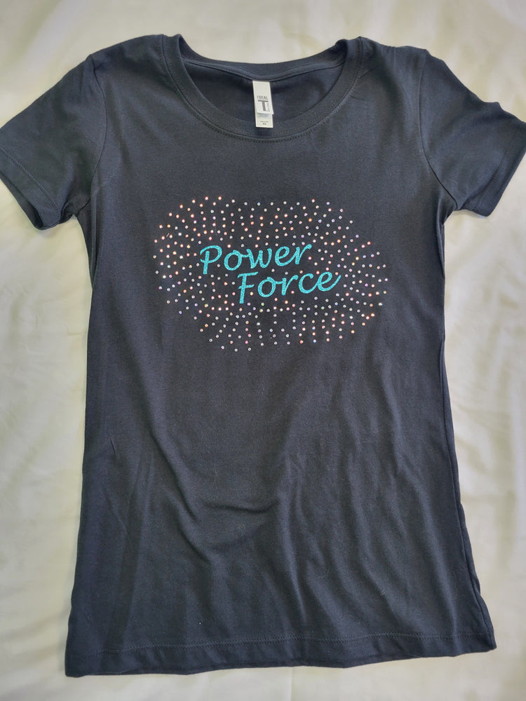 Power Force Rhinestone Ladies tee
