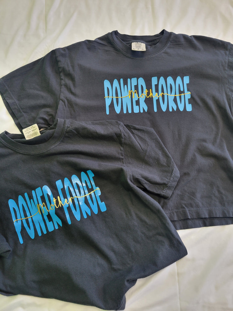 Cropped Power Force Mom tee