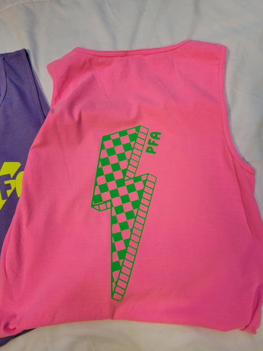 Checkered Lighting Bolt tank
