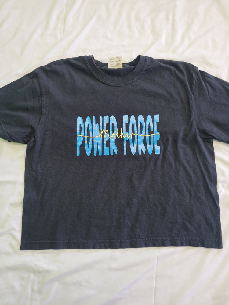 Cropped Power Force Mom tee