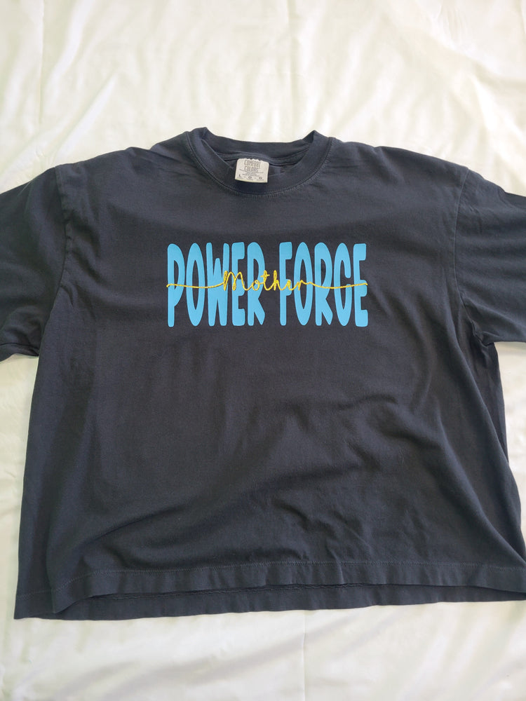 Cropped Power Force Mom tee