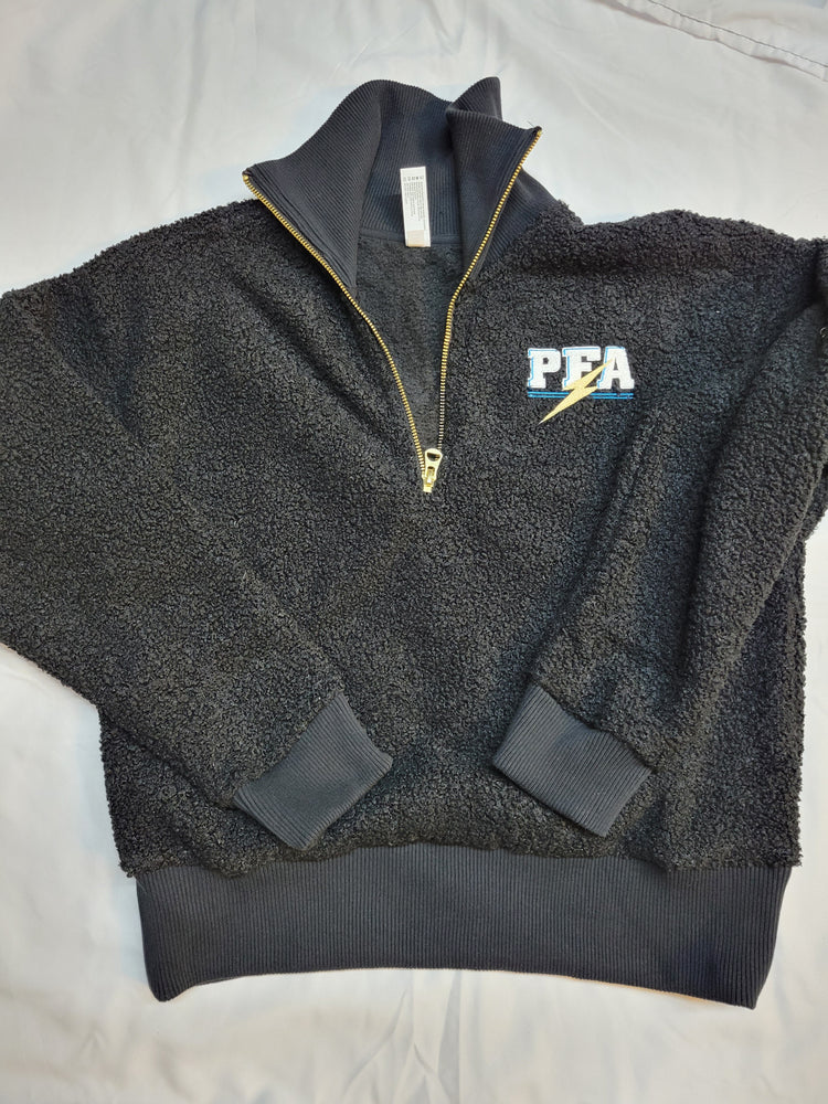 Womens Fuzzy 1/4 Zip