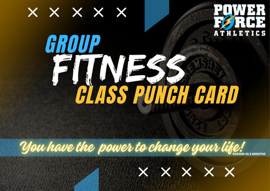 Adult Fitness Punch Card