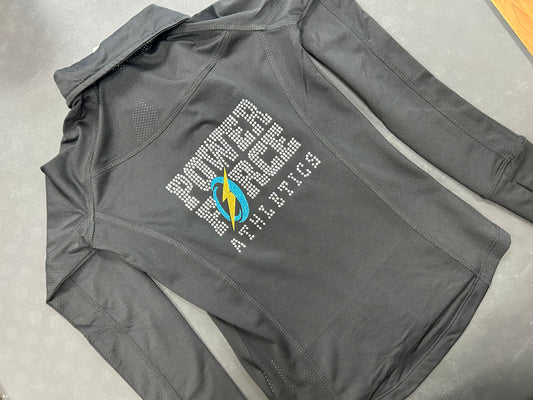 Rhinestone Warm-up Jacket
