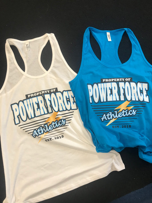 Property of Power Force - Racerback Tank