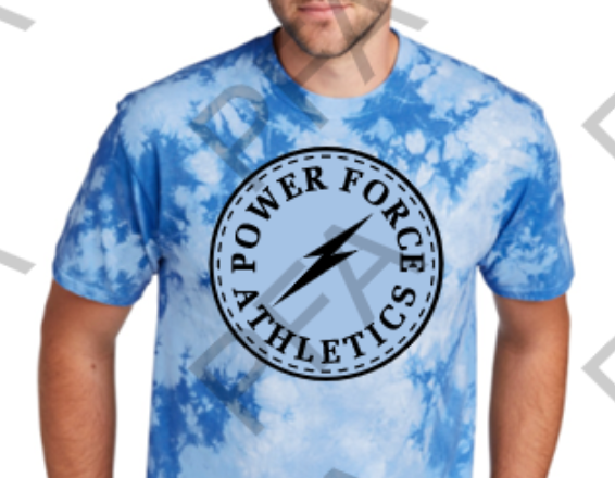 Tye Dye Lightning Bolt Tee