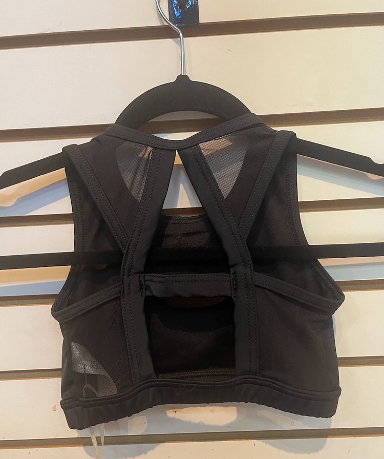 Sparkle Sports Bra w/ Mesh Back